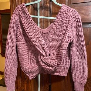 L.A. Hearts Cross Back Sweater